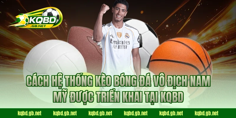 Cách hệ thống kèo bóng đá Vô Địch Nam Mỹ được triển khai tại KQBD