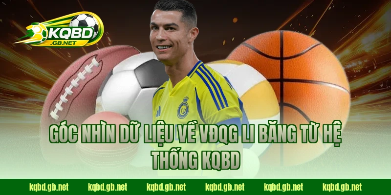 Góc nhìn dữ liệu về VĐQG Li Băng từ hệ thống KQBD