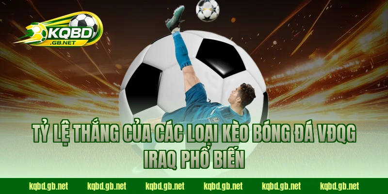 Tỷ lệ thắng của các loại kèo bóng đá VĐQG Iraq phổ biến
