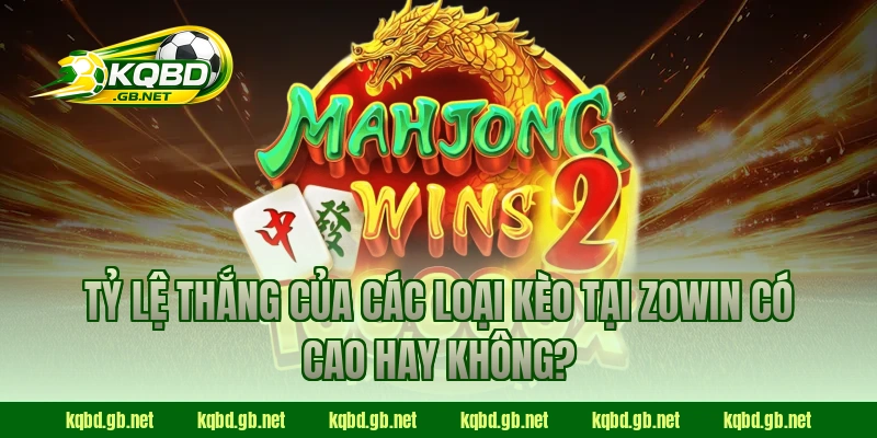 Tỷ lệ thắng của các loại kèo tại ZOWIN có cao hay không?